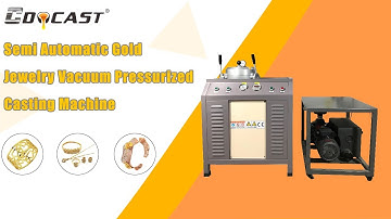 How To Cast Jewelry With Min Investment For Starter-CDOCAST semi-automatic Jewelry casting Machine