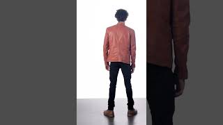 Chic Sophistication Embrace Timeless Style With A Tan Brown Leather Jacket