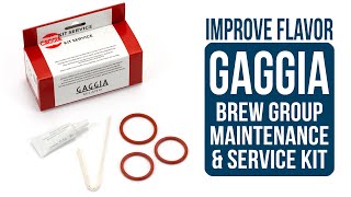 Gaggia Espresso Machine Brew Unit/Group Maintenance & Service Kit