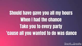 When I Was Your Man by Bruno Mars | lyrics