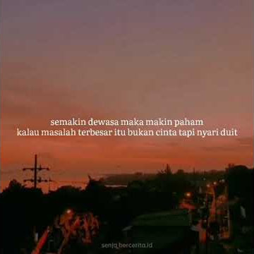 Story WhatsApp | |  semakin dewasa masalah terbesar adalah cari uang | |