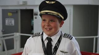 Captain Easton takes flight as Envoy Pilot for a day