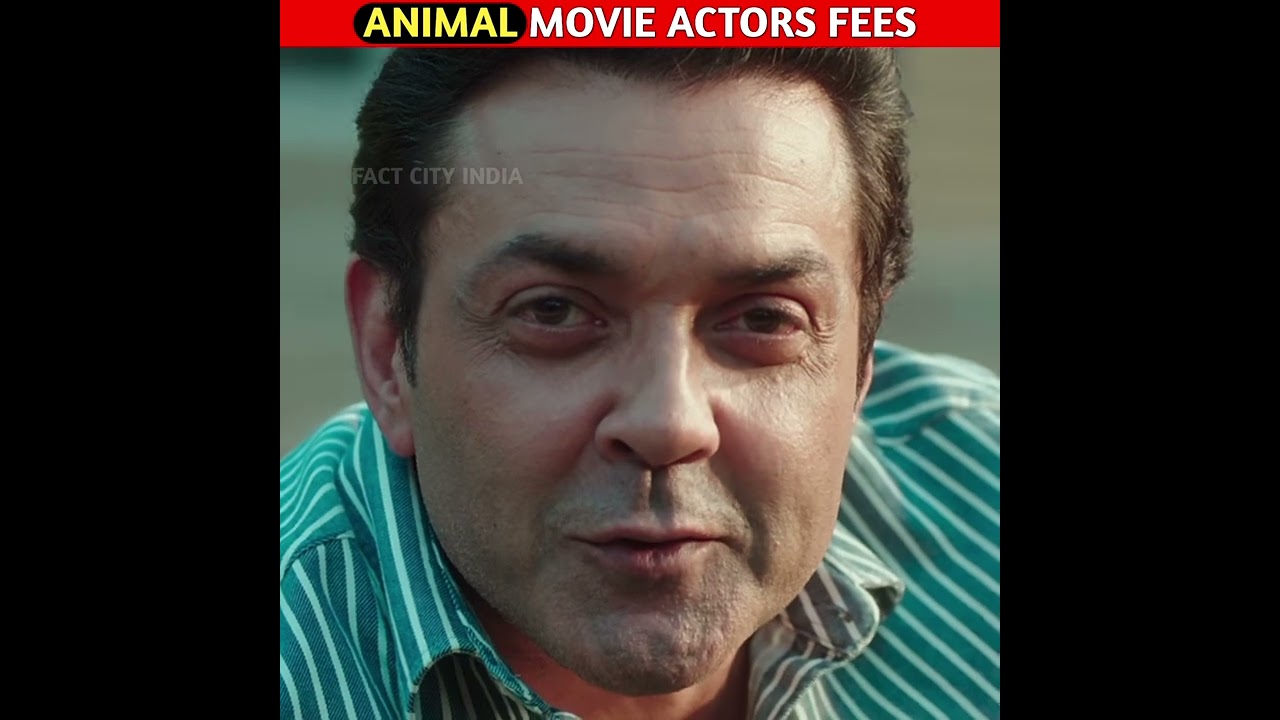 Animal movie actors fees |