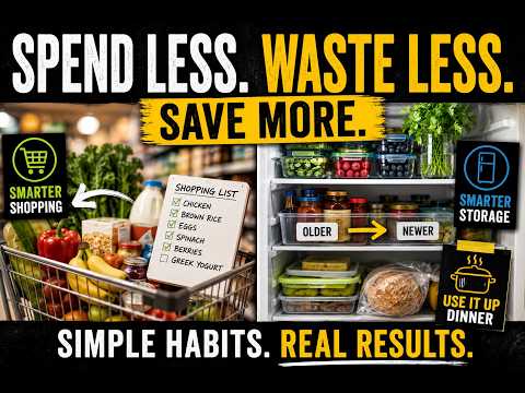 How to Spend Less Money at the Grocery Store (And Stop Wasting Food)