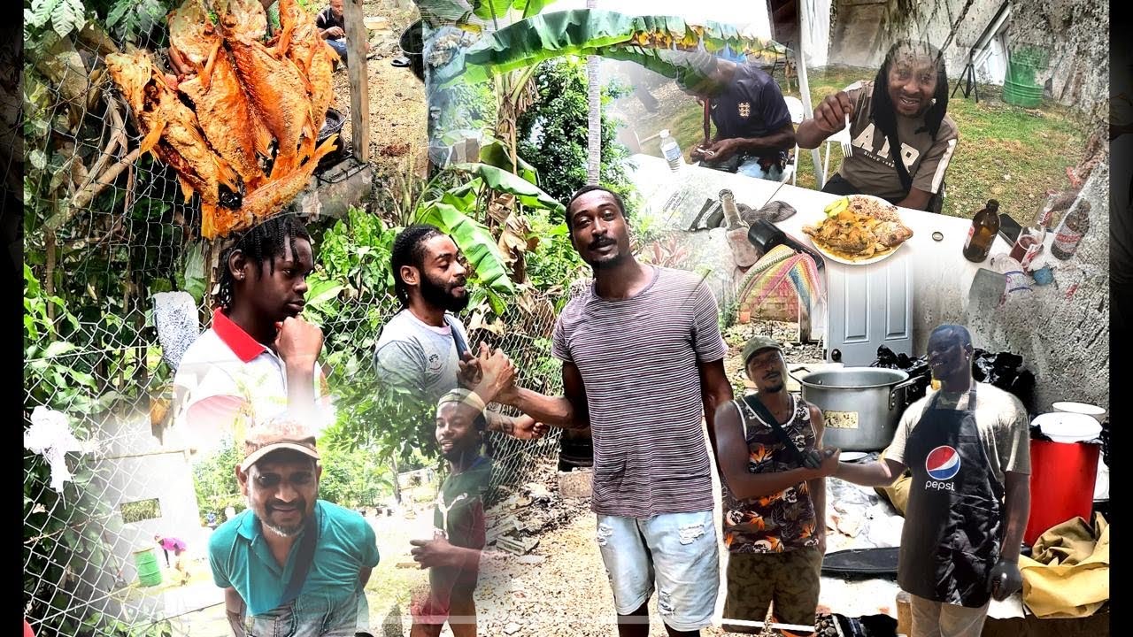 This is how we cook big pot and enjoy our food with family and friends in Jamaica