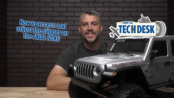 From the Tech Desk: How to access and adjust the slipper on the AXIAL SCX6