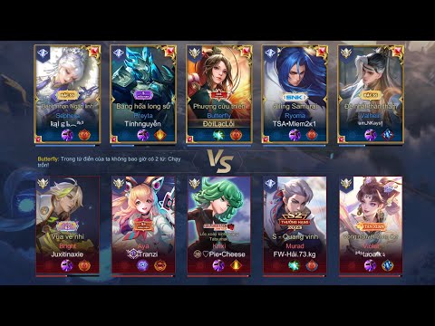 Trận đấu rank với con bài butterfly náo loạn cao thủ !!!