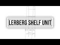 LERBERG SHELF UNIT BY IKEA [DISPLAY SHELF FOR PLANTS] (Installed by a kid)
