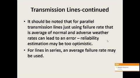 Power System Reliability and Demand Forecasting: Module 07