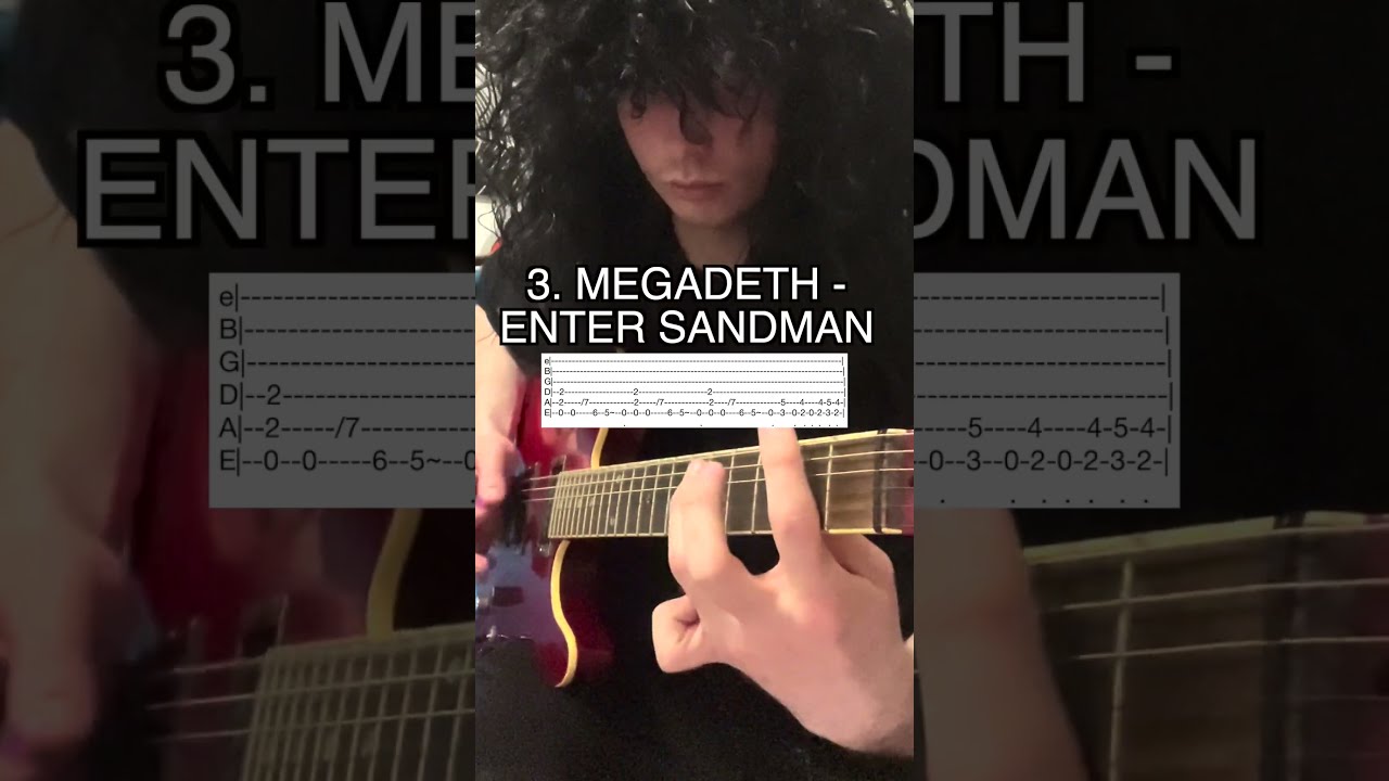 Top 5 Hardest Guitar Riffs Of All Time With Tabs NOT CLICKBAIT 