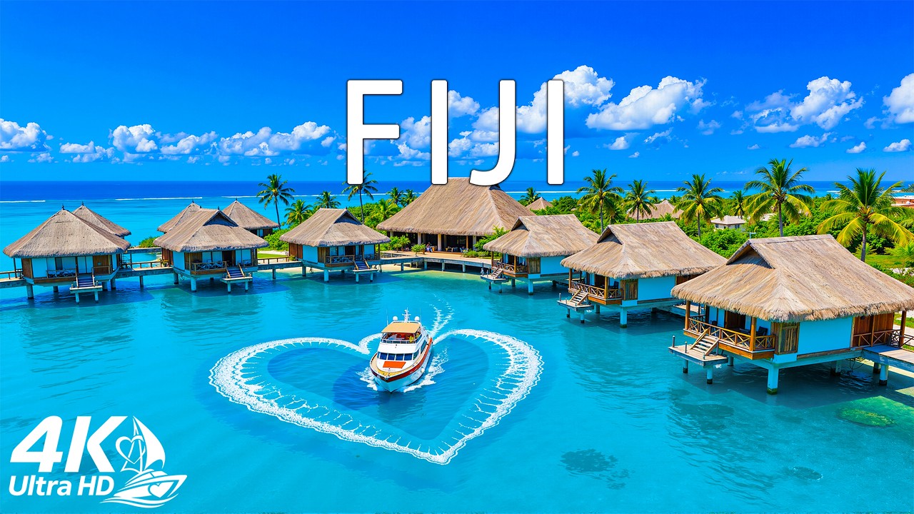 🇫🇯 Фиджи 4K – Райские острова и кристально чистые лагуны | Tropical Deep House 2026