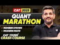 Complete (NUMBER SYSTEM + MODERN MATHS) One Session for CAT 2025 | CAT RUSH ⚡ Crash Course