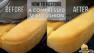 How to Restore a Compressed Seat Cushion Edge