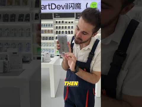 Have you ever seen a wall covered with tempered glass screen protectors? 🔥🔥 #smartdevil #iphone