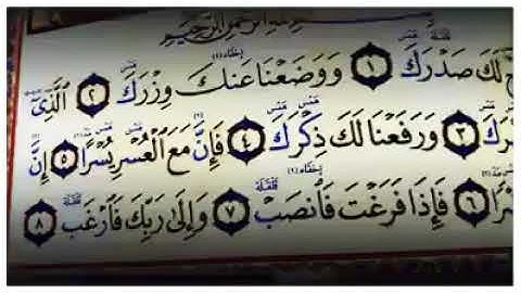 حالات واتس قران كريم // الم نشرح لك صدرك _ صوت روعه ❤