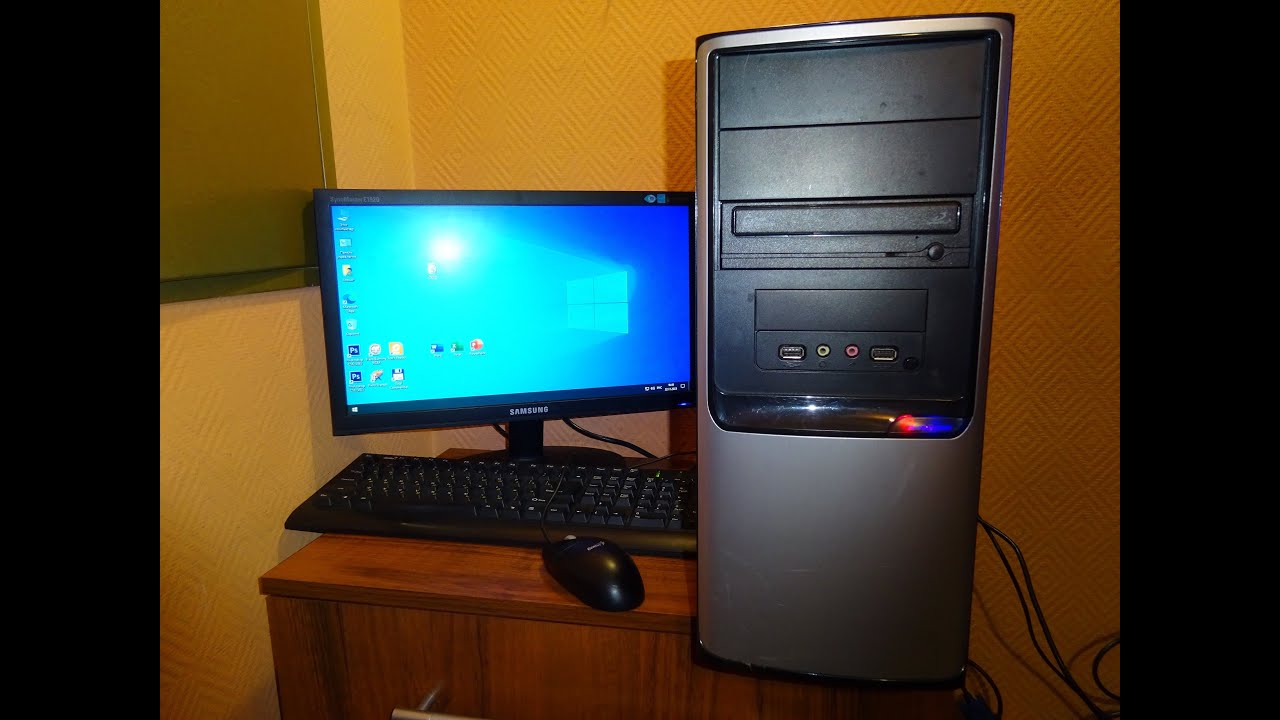 Phenom 9150e/4Gb DDR2/GT 210 512Mb/500 HDD - YouTube