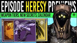 Destiny 2: NEW HERESY PREVIEWS! Weapon CHALLENGES, New Loot, QoL Updates, Exotics, Abilities & More