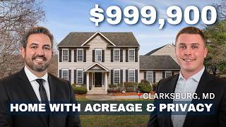 5 Bedroom Home on 7 Acres with Creek and Guest Space in Clarksburg, MD