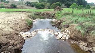 Ngakoaohia Stream Gradient Control & Fish Habitat Enhancement Structure