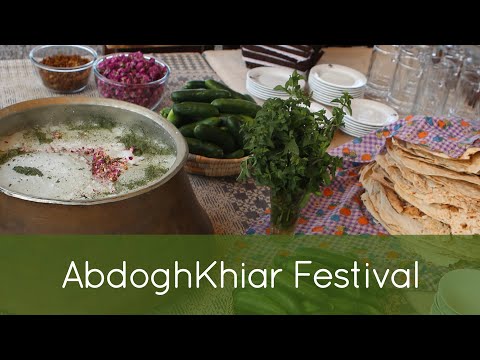 Ab Doogh Khiar Festival In Matinabad Eco Camp Iran 