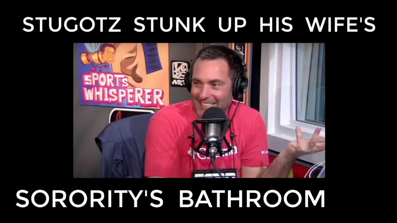 Stugotz Stunk Up His Wife's Sorority's Bathroom