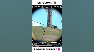 M416 + AWM Combo 😈 | Ultimate Long + Close Range Domination 💥 | #bgmi #shorts #pubgmobile