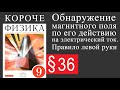 Физика 9 класс. §36 Обнаружение магнитного поля по его действую на электрич ток. Правило левой руки