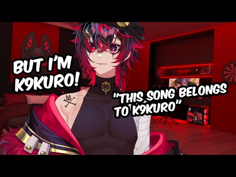 Kuro got a copyright strike for his own song
