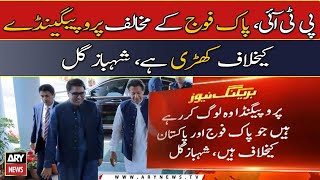 PTI stands against anti-army propaganda, Shahbaz Gill