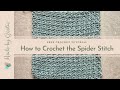 How to crochet the spider stitch free tutorial  made by gootie