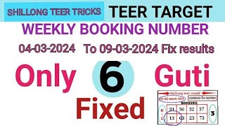 100% Guaranteed Shillong Teer Counter Numbers| Shillong teer booking number|common number|fix result
