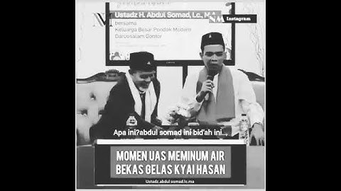 Uas dan KH. Abdullah Sahal