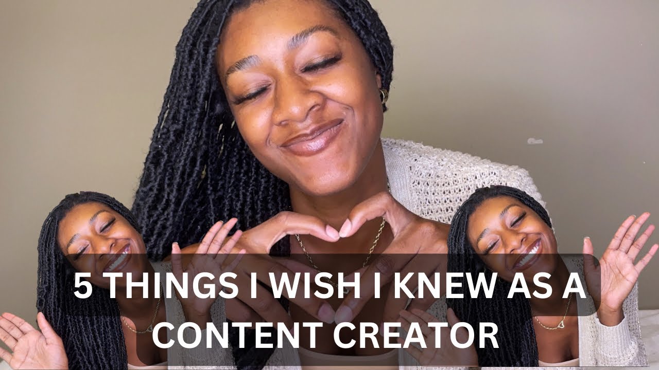 S2:E2 | 5 Things I wish I knew as a BEGINNER CONTENT CREATOR YOUTUBER ...