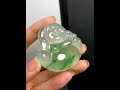 翡翠佛牌｜玻璃种飘花大佛公胶感满满，种水好肥嘟嘟 #翡翠 #jade #jadeite #缅甸翡翠 #翡翠直播 #缅甸玉 #翡翠原石 #翡翠玉石 #jewellery #翡翠原石 #翡翠佛公