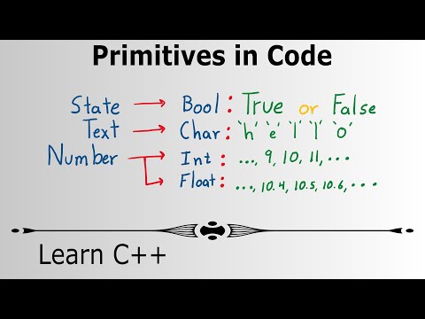 Larn Programming with C++ - Primitives in Code
