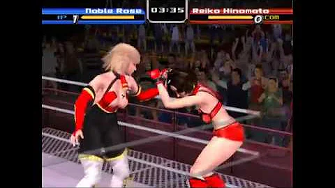 Rumble Roses PS2 - Noble Rose (Alternate) - Story ...