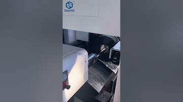 [SteviS Laser] Shorter loading time of tubes, new type automatic ultra-short tail laser tube cutter