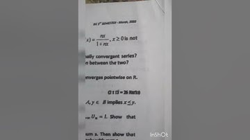 BG 3rd Sem Mathematics 2020 | Kashmir University