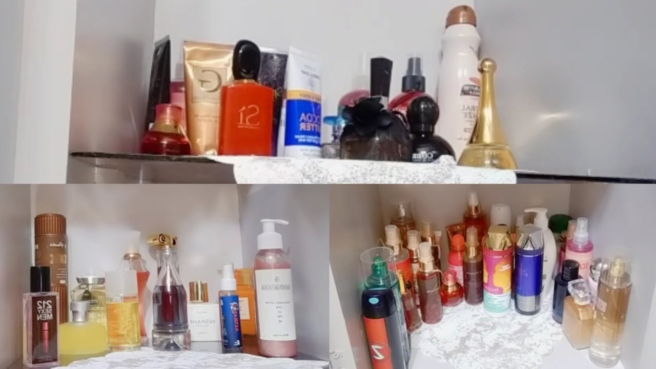 جولة ف برفانات جهازي بالكامل😍أزاي شيلت البرفانات لسنين ومحصلهاش حاجة😀