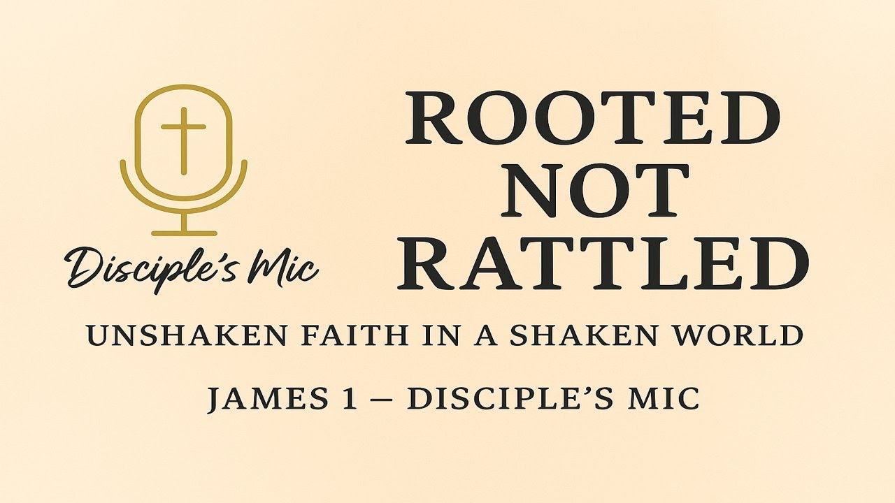 Life Rattled Rooted, Not Rattled: Faith That Stands When Life Shakes You | James 1 ...