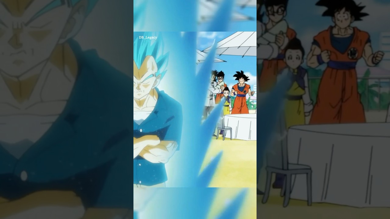 Vegeta Powers Up When Bulla Cries😅 #youtubeshorts #dragonball #vegeta #bulla #goku #bulma #yamcha