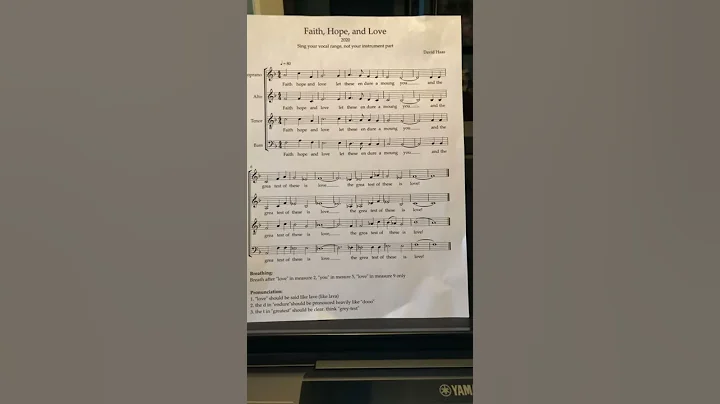 Soprano Faith Hope and Love