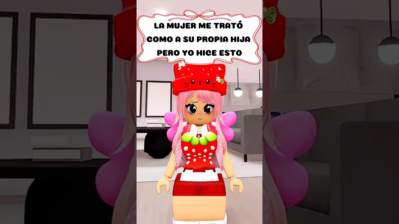 La mujer me trató como a su propia hija pero yo hice esto #roblox #robloxedit