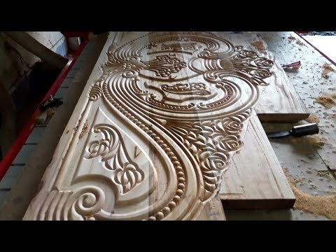 Amazing Pitcher Bed Design By CNC Router Machine || Wood
