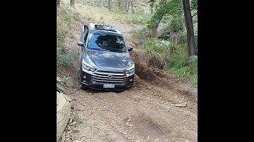 Fun off roading in my #ssangyong #musso #4wdaustralia #offroad