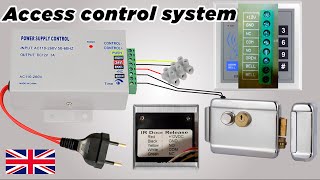 Access control system with door lock, card reader and security exit button 🏘️ screenshot 4