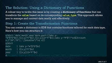 Handling Multiple Data Types in a Single Column in KDB