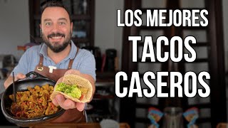 Cómo hacer los MEJORES TACOS CASEROS | ¡Con tus Propias Tortillas! | Receta Fácil