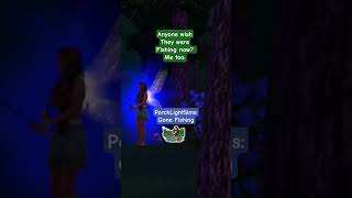 Catch a big one!  #sims3  #fairies #fishing