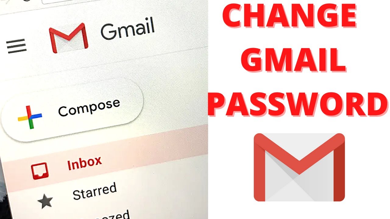 How to Change Gmail Password gmail password change YouTube